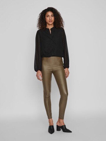 VILA - Skinny Leggings 'Commit' em verde