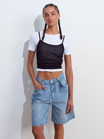 Dilvin Knitted top in Black