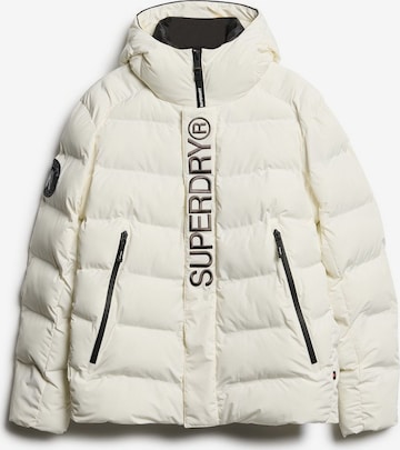 Veste d’hiver Superdry en blanc : devant