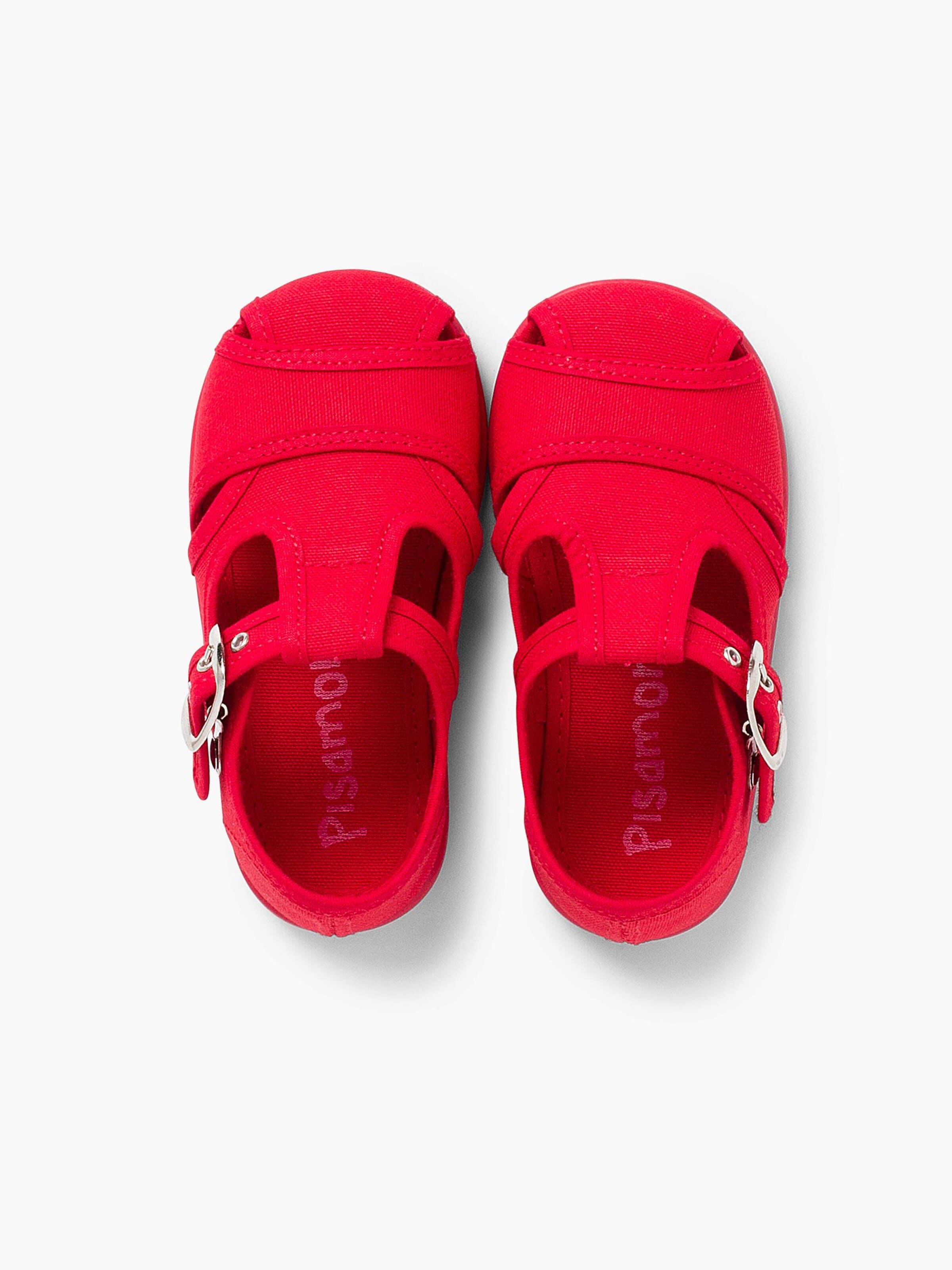 Pisamonas First-Step Shoes in Red