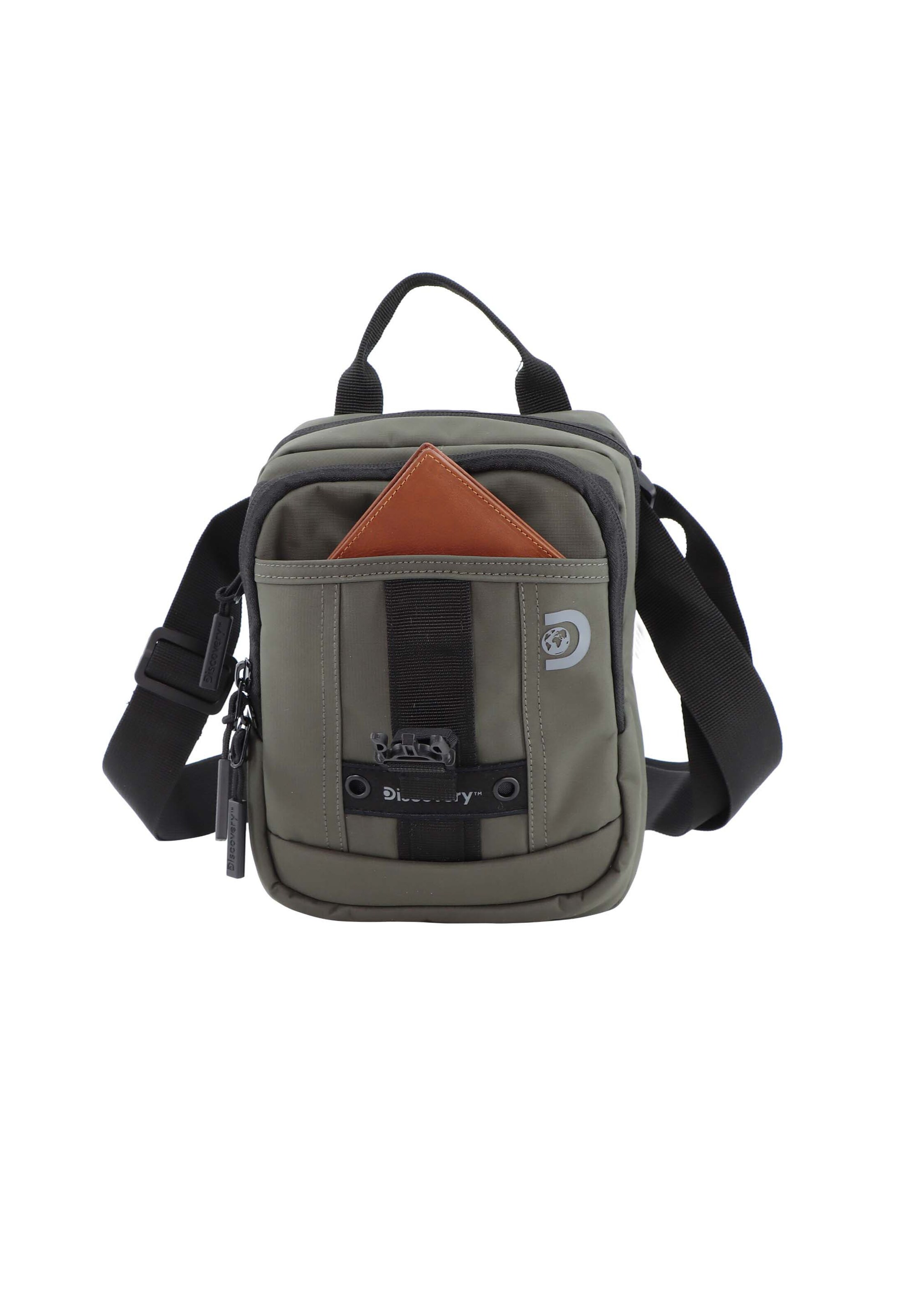 Discovery Schultertasche 'Shield' in Braun