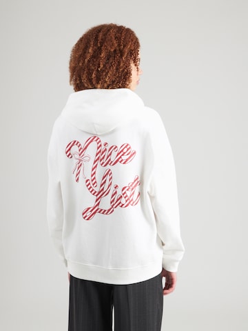 HOLLISTER Суичър в бяло: отпред