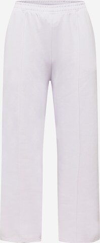 Urban Classics Wide leg Pants in Purple: front