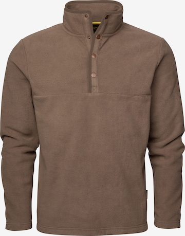 Hero Fleecejacke 'Kian' in Braun: Vorderseite