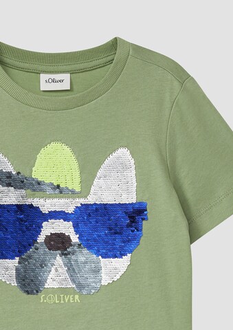 T-Shirt s.Oliver en vert