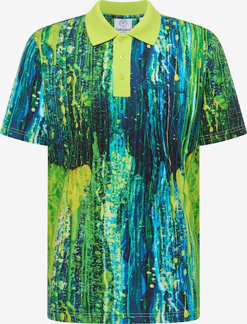 Carlo Colucci Poloshirt 'Fascella' in Grün: Vorderseite