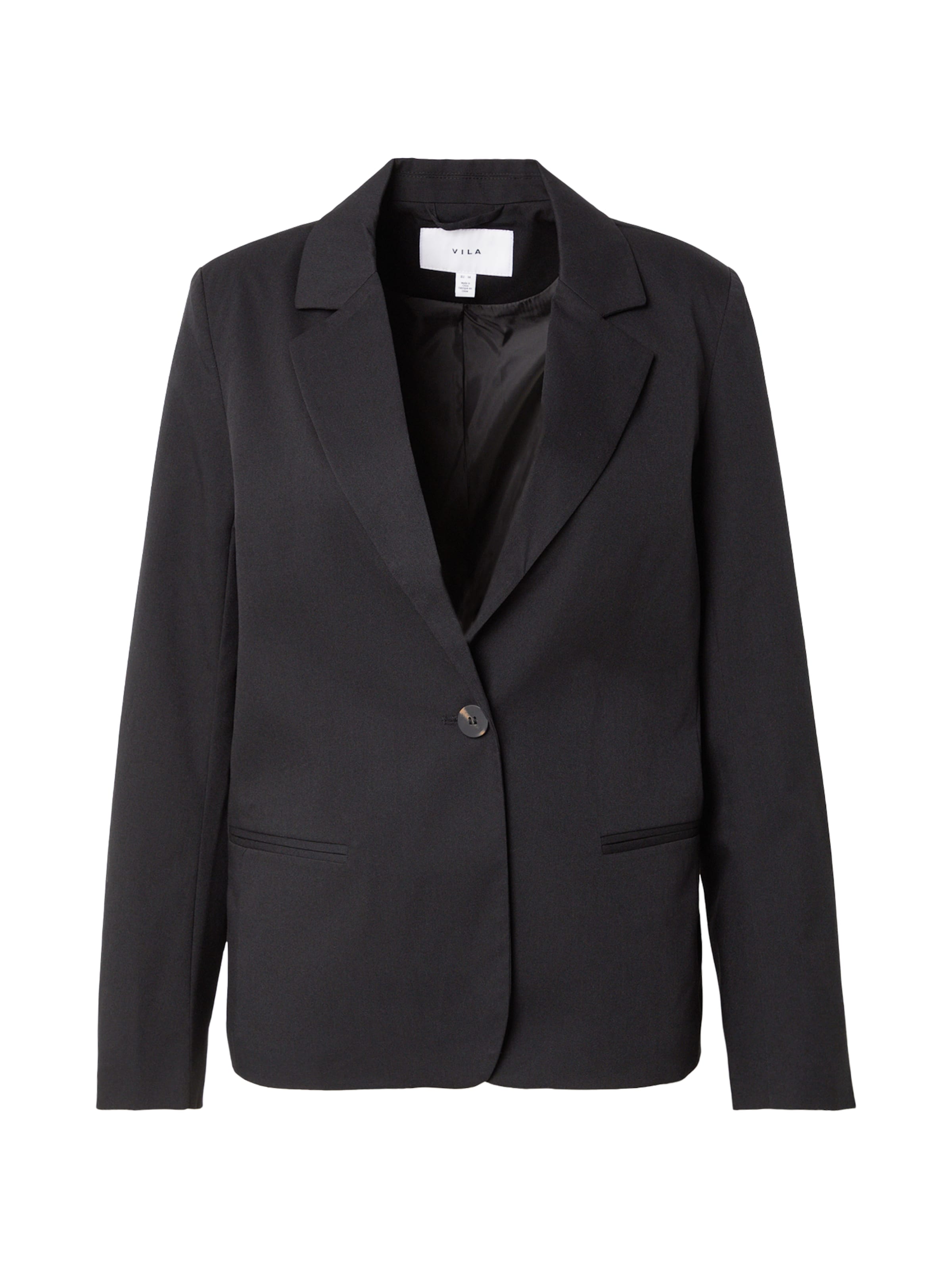 VILA - Blazer 'VIBELLA' em preto: frente
