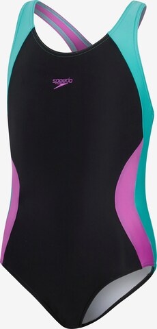SPEEDO Athletic Swimwear 'Sibk' in Black: front