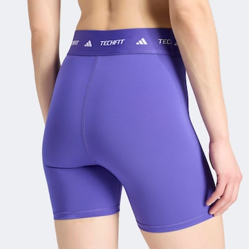 ADIDAS PERFORMANCE Skinny Workout Pants 'All Me' in Purple