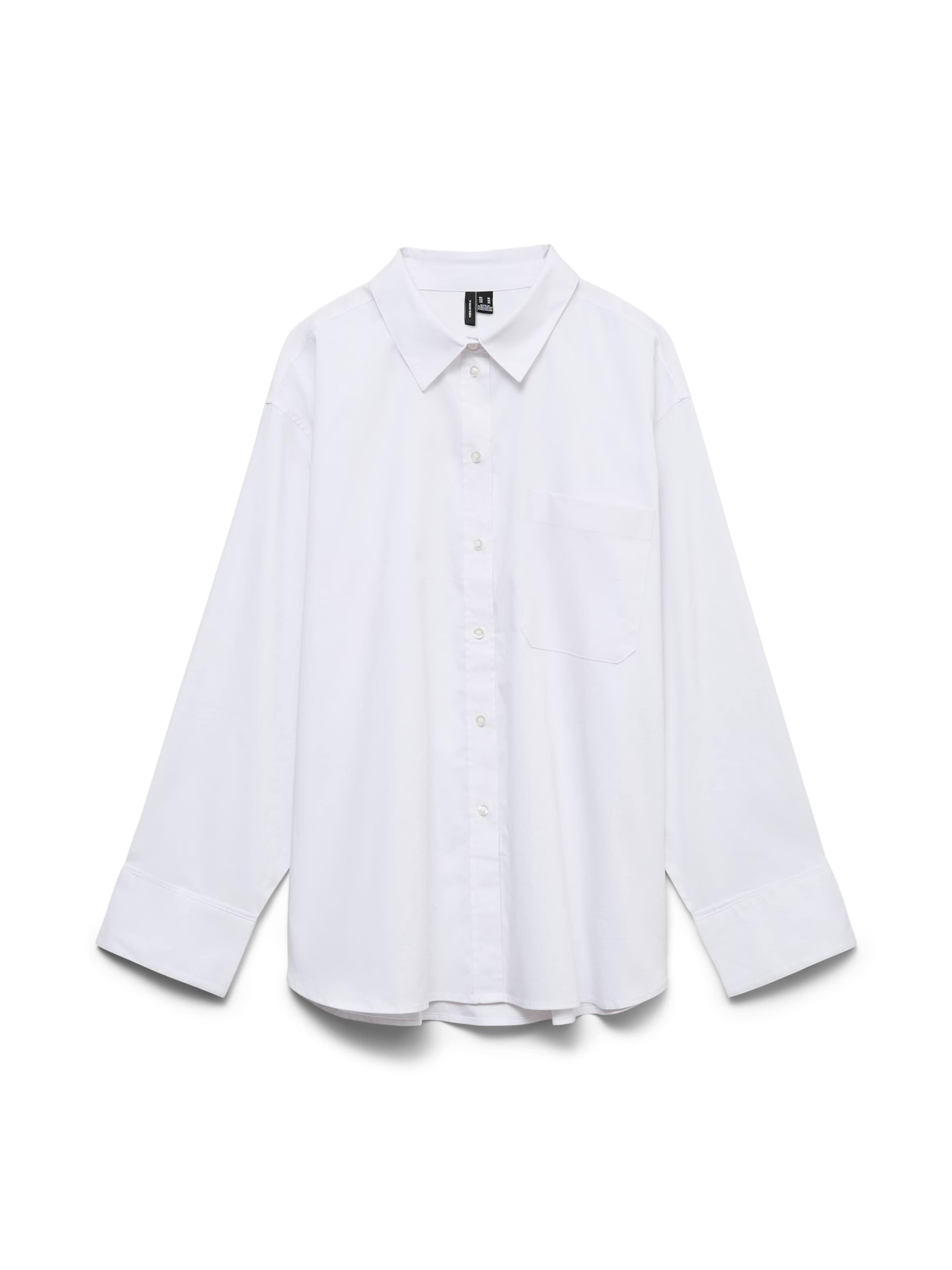 VERO MODA Chemisier 'LOTUS' en XS en blanc, Vue avec produit