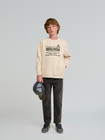 Scalpers Sweatshirt in Wit: voorkant