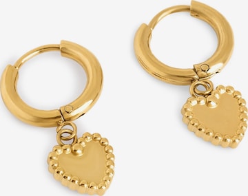Akitsune Earrings 'Adoration' in Gold: front