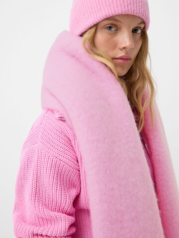 Écharpe Bershka en rose