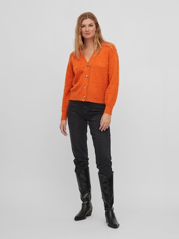 VILA Strickjacke 'Tuli' in Orange