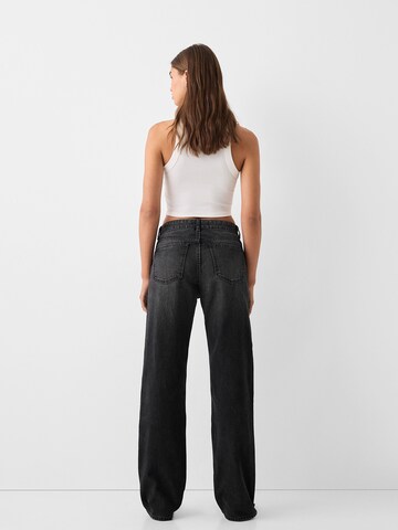 Bershka regular Jeans i sort