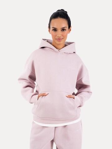 Smilodox Sweatvest in Roze: voorkant