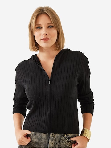 Bianco Lucci - Casaco de malha em preto: frente