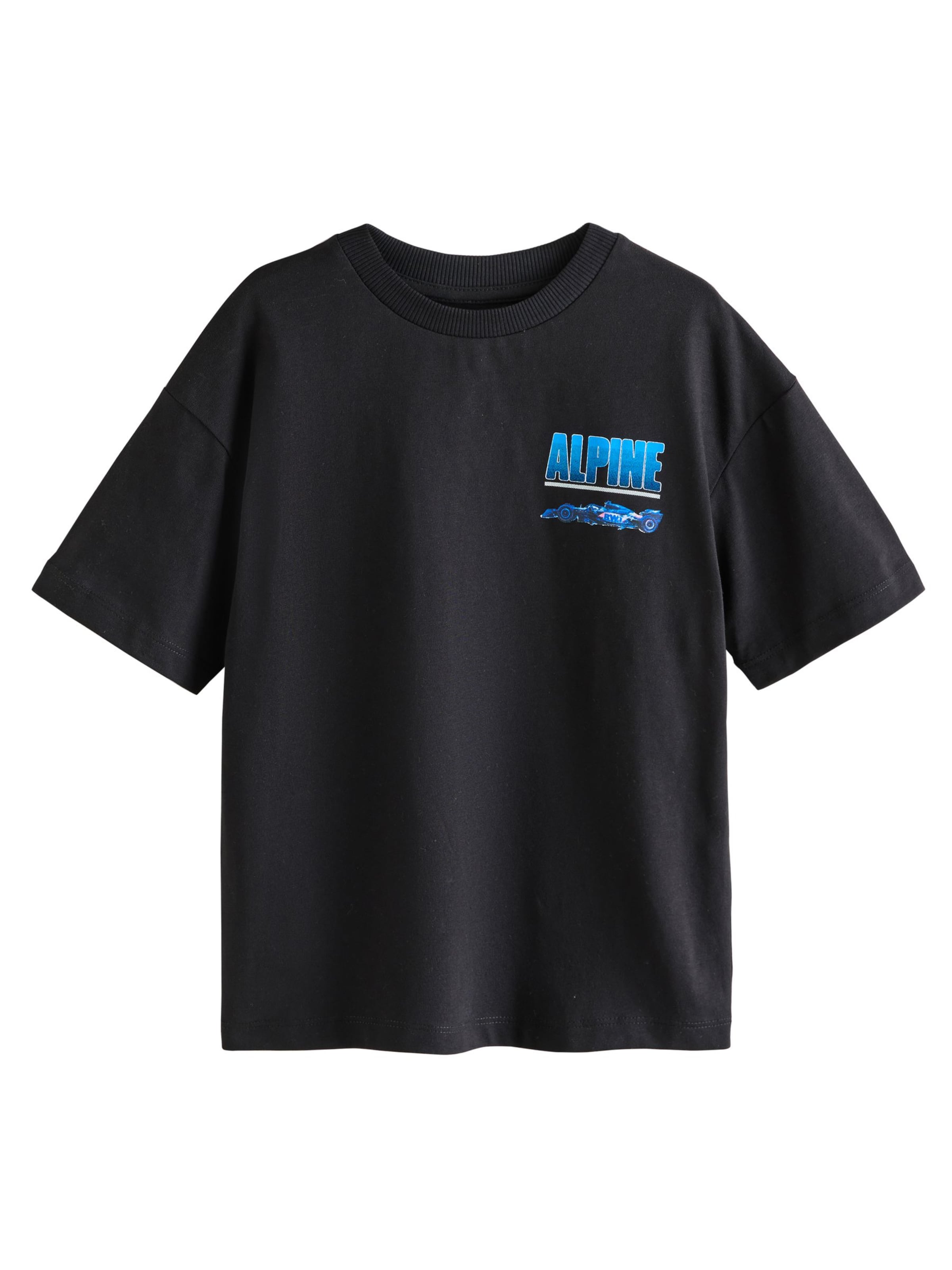 Next Tričko 'Alpine F1 Team' - Čierna: predná strana