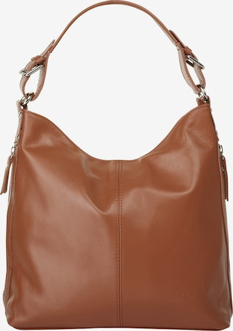 Samantha Look Handtasche in Braun: Vorderseite