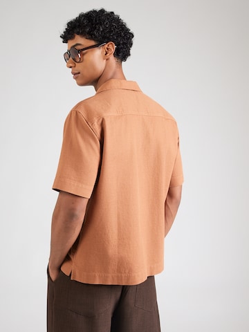Abercrombie & Fitch Regular fit Πουκάμισο σε καφέ