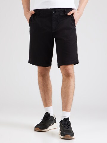 ARMANI EXCHANGE Regular Chino trousers in Black: front