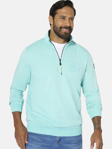 Jan Vanderstorm Sweatshirt 'Ansbert' in Blau