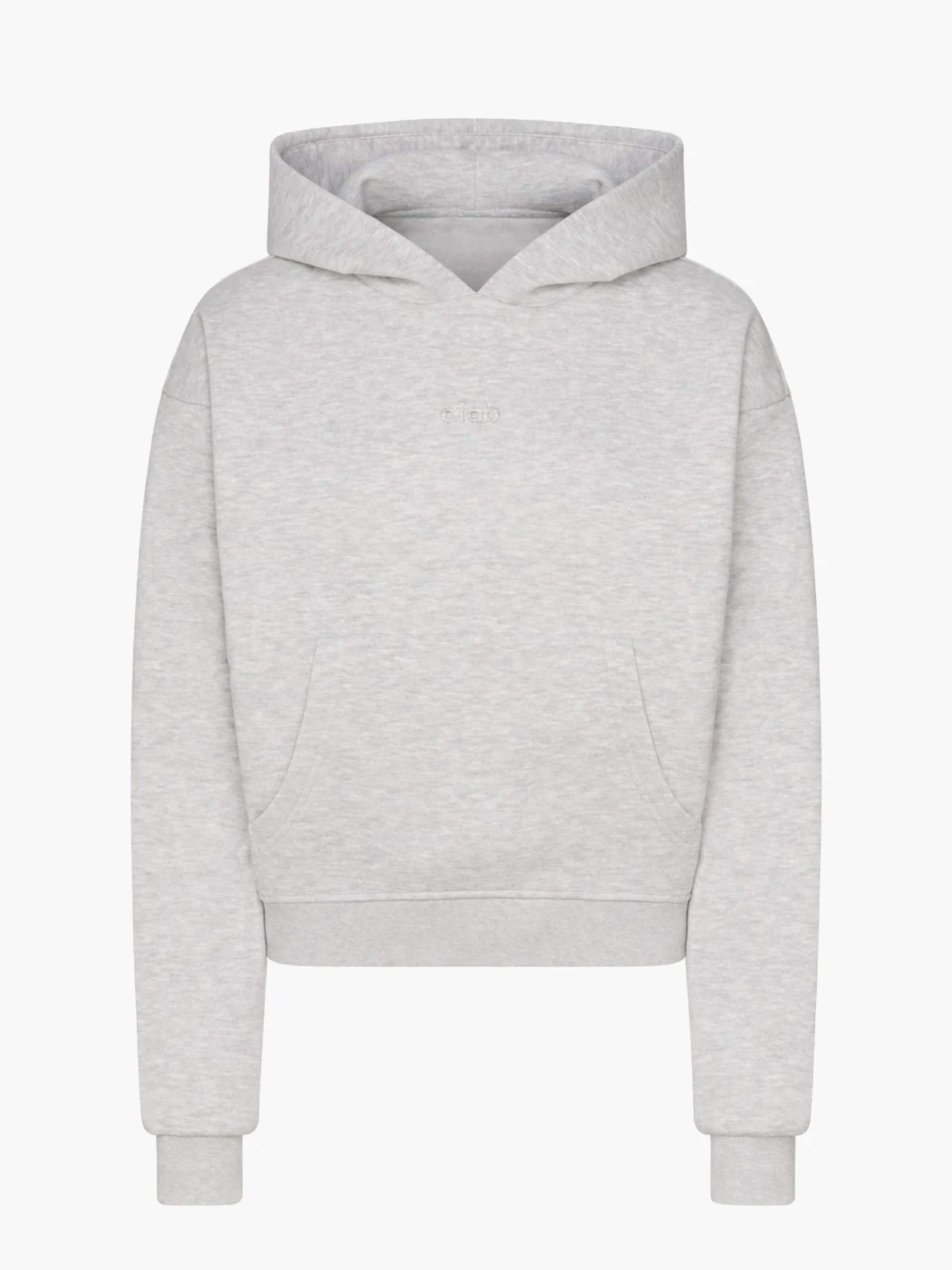 cfab (formerly creamy fabrics) Sweatshirt 'Classic' i grå: framsida