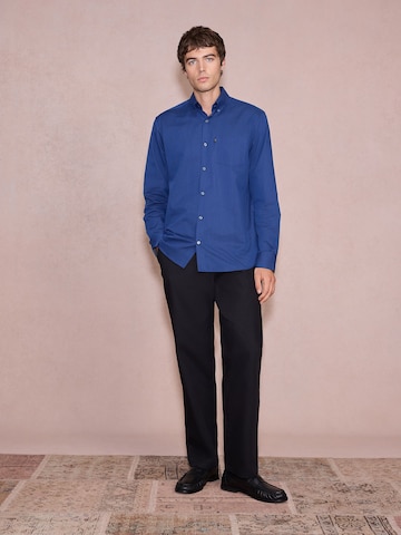 Coupe slim Chemise Next en bleu