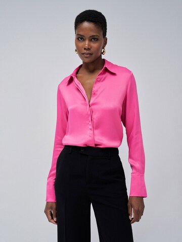 Salsa Jeans Blouse in Roze: voorkant