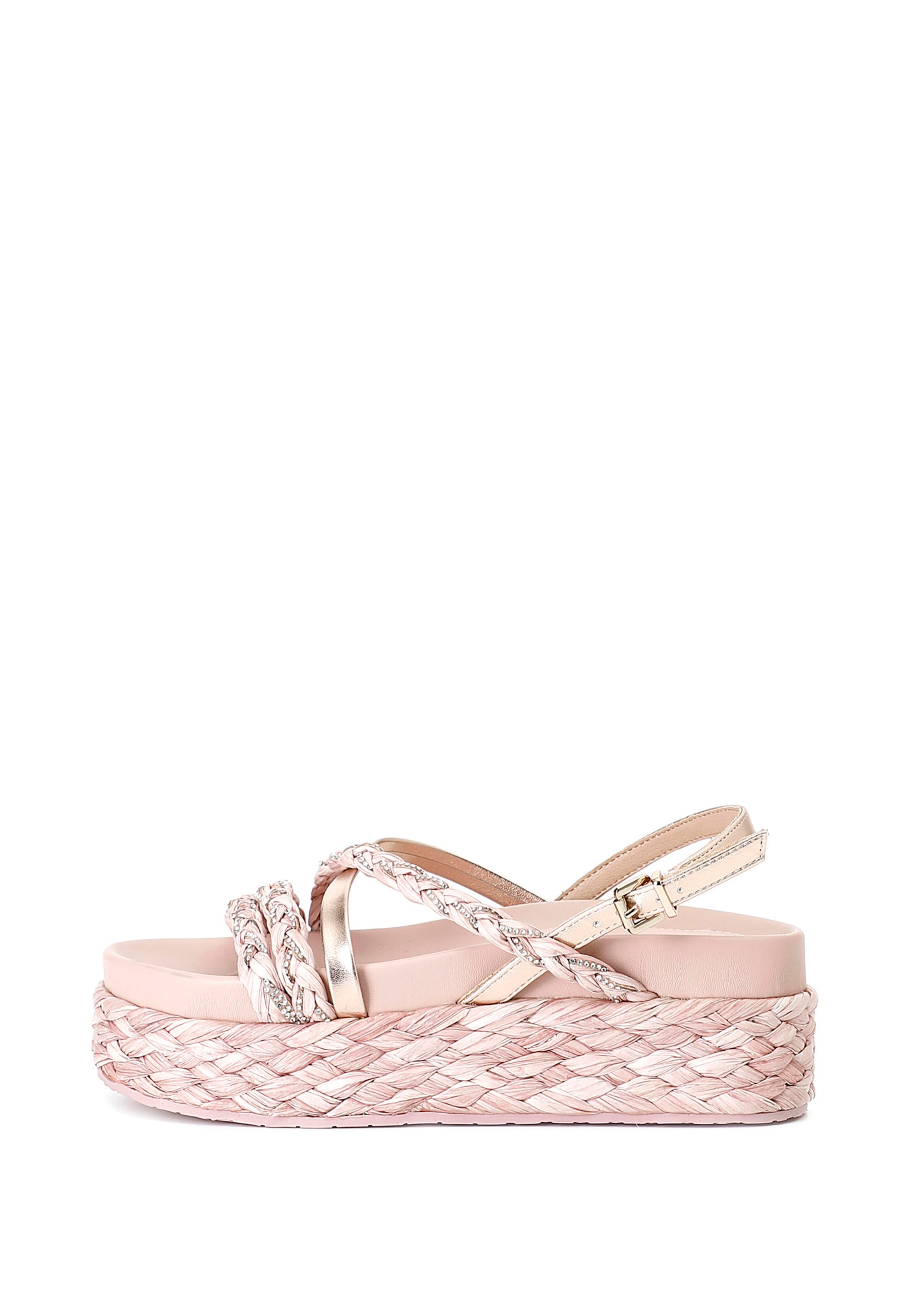 Sandales CAFè NOIR en rose : devant