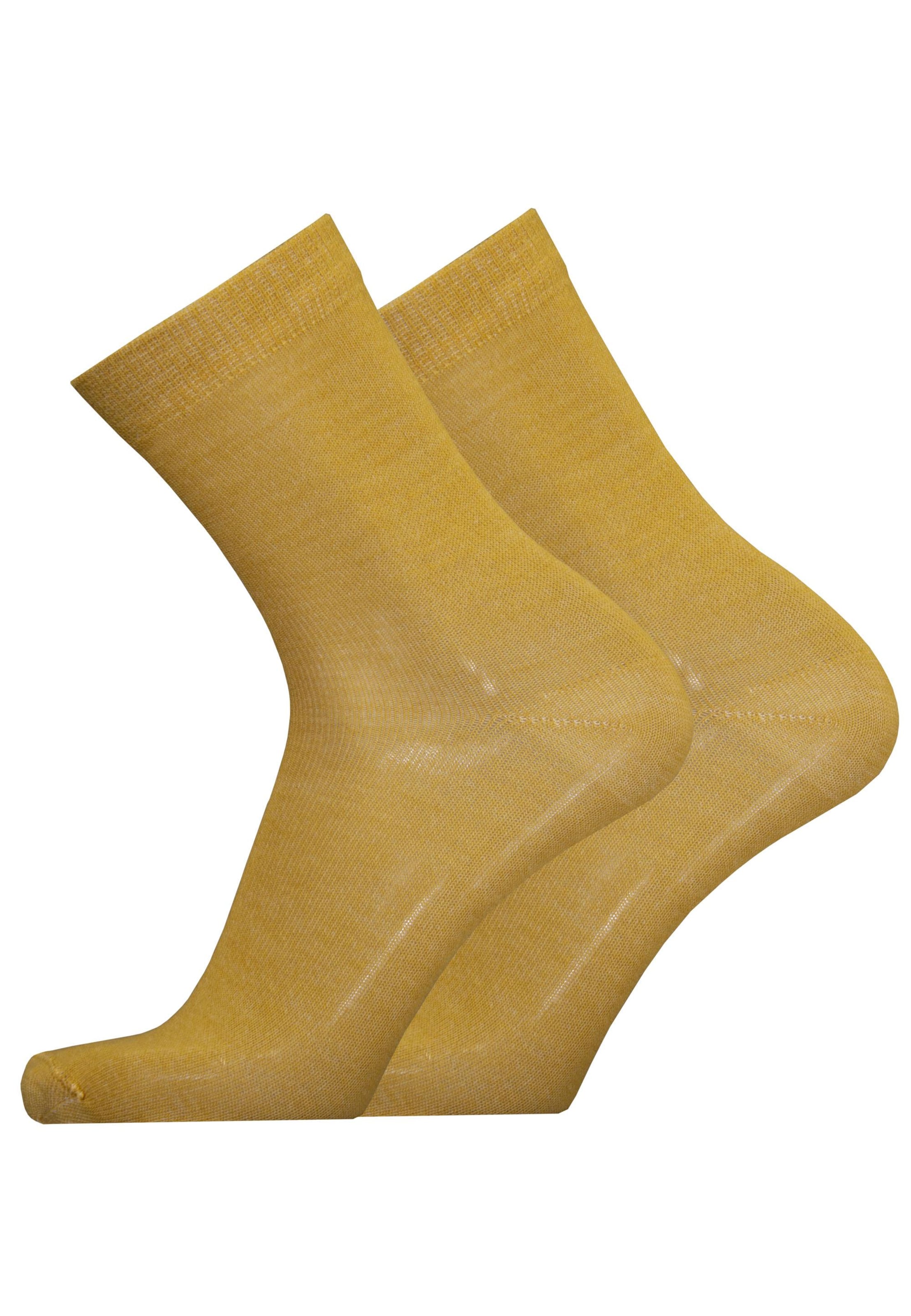 UphillSport Socken 'MERINO LIGHT' in Gelb: Vorderseite
