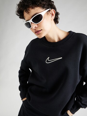 Nike SportswearSweater majica 'PHNX FLC' - crna boja