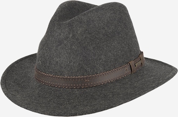 Hatland Hat 'Stanfield' in Grey: front