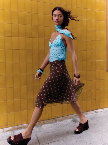 Bershka Skirt in Brown