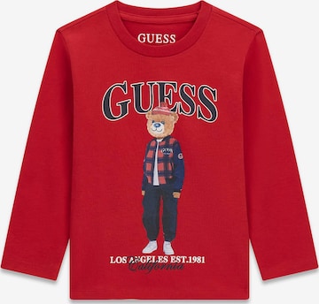 GUESS KIDS Shirt in Red: front