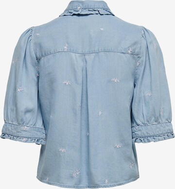 ONLY Bluse 'CANDICE' in Blau