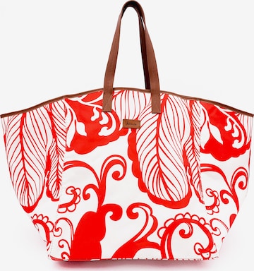 Kamoa Beach Bag in Red: front