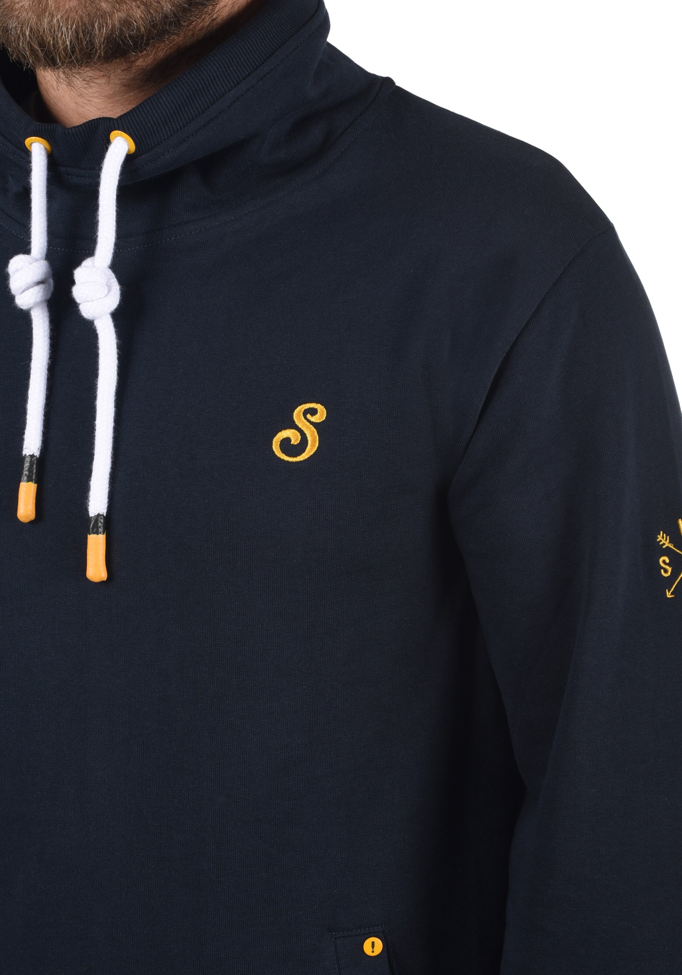 !Solid Sweatshirt 'Kaan' in Blau