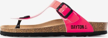 Bayton Teenslipper 'Mercure' in Roze: voorkant