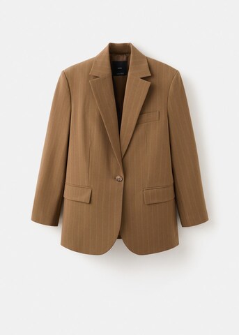 MANGO Blazer 'Systeck' in Brown