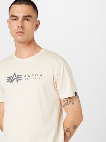ALPHA INDUSTRIES - Camiseta en beige