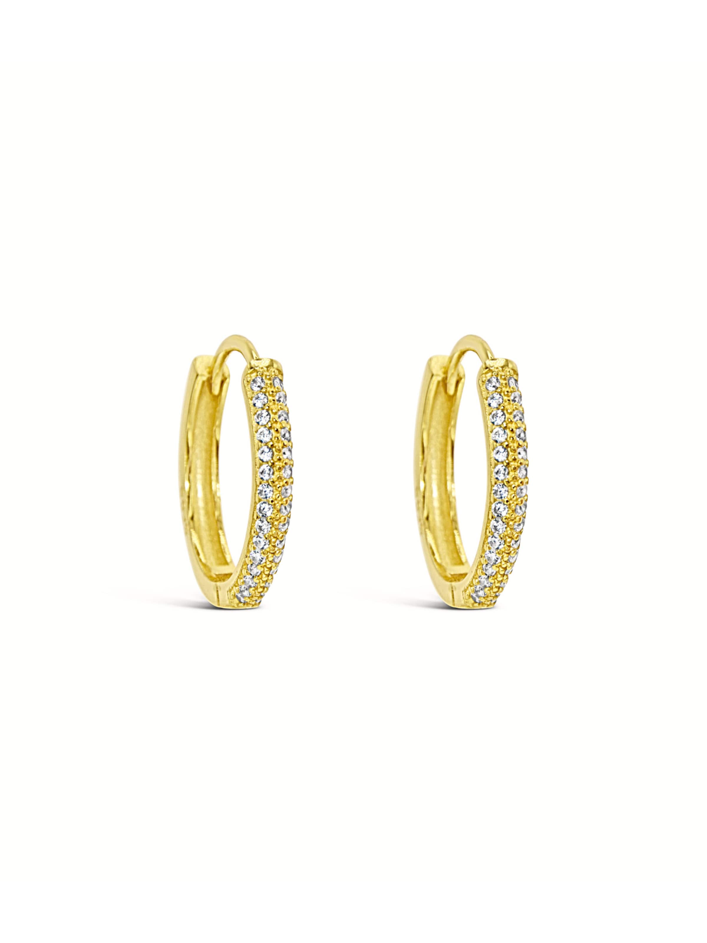 ARS-ARGENTI Ohrringe 'BLINGY HOOPS II gold'‌ in Gold