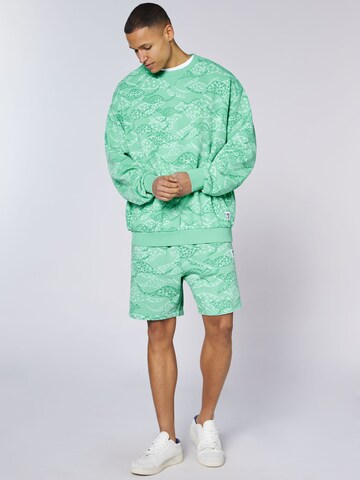 CHIEMSEE Loose fit Pants in Green