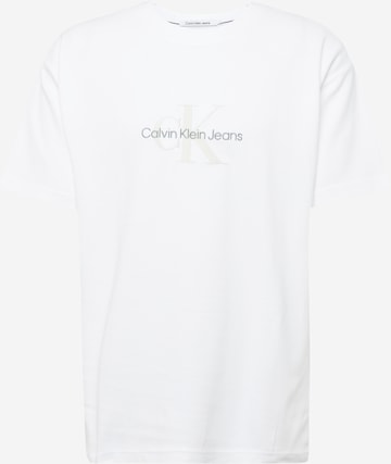 Calvin Klein Jeans - Camiseta en blanco: frente