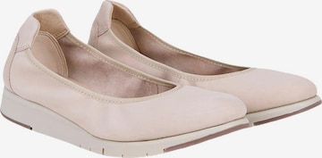 Desa - Bailarina 'DESA Damen DesaComfort Ballerinas aus Nubukleder' en beige: frente
