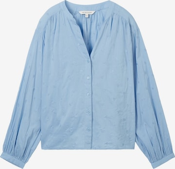 TOM TAILOR Blouse in Blauw: voorkant