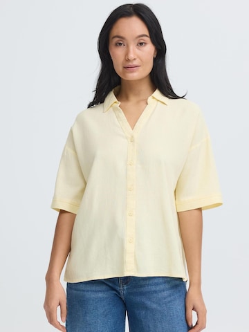 Chemisier ' OXNInna ' Oxmo en jaune : devant