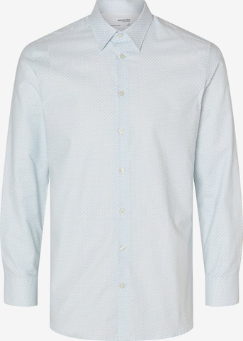 SELECTED Slim fit Button Up Shirt 'SLHSoho' in White: front