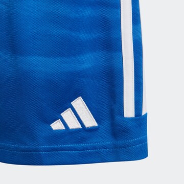 ADIDAS PERFORMANCE Regular Workout Pants 'Italy 23 Home' in Blue