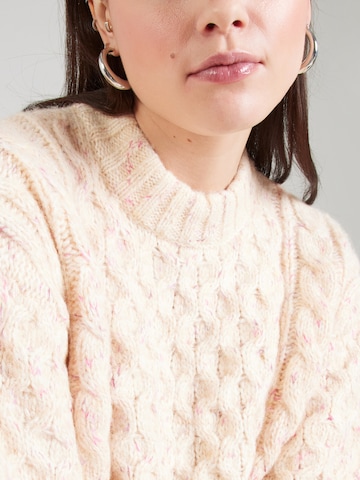 Monki Oversized sweater 'Tate' in Beige
